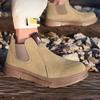 Non-slip Durable Men's Soft Soled Safety Shoe Design Protective Shoes with Anti Smashing and Anti Piercing Properties Work Boots
