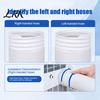 High Temperature Resistant Exhaust Duct Portable Air Conditioner Hose, 5.9 Inch Diameter Universal Replacement Ac Hose Connector for Mobile