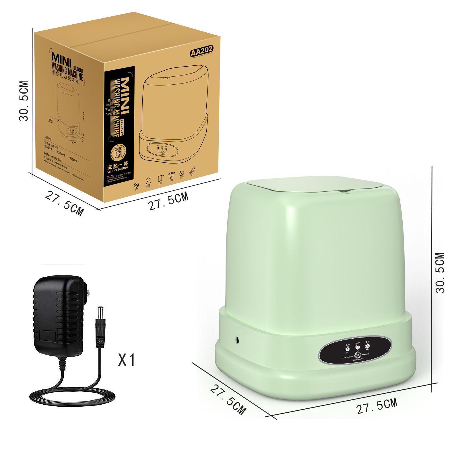Portable Semi-Automatic Washing Machine for Small Loads: Socks, Children s, and Pet Clothes