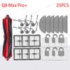 Per Accessori Robot Aspirapolvere Roborock Q8 Max Pro+/ Q8 Max Pro Spazzola Principale Spazzola Laterale Filtro Hepa Mocio Sacchetto Polvere Parte di Ricambio