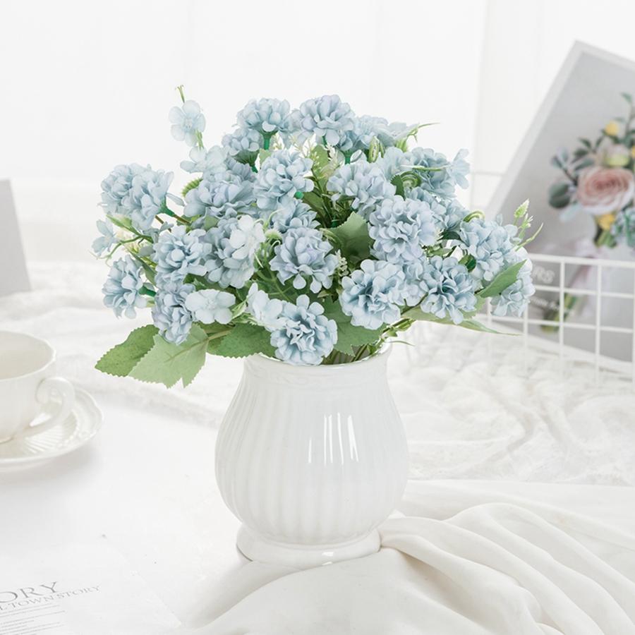 1pc/3pcs silk Hydrangea Artificial Flowers Home vase table DIY Festival party Wreath Accessory Wedding Bridal Bouquet Decoration