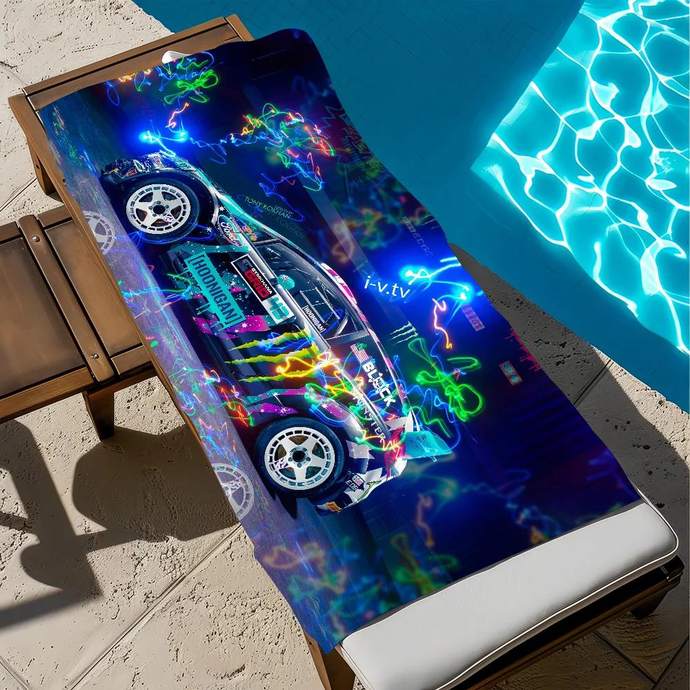 Sport K-Ken Blocks Towel Pool Beach Portable Quick Fast Dry Sand Outdoor Travel Swim Blanket Thin Mat Bath Towel