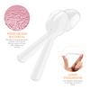 200Pcs Disposable Plastic Spoons Tableware Cutlery Clear Teaspoon Disposable Utensils For Dessert Ice Cream Party Spoon