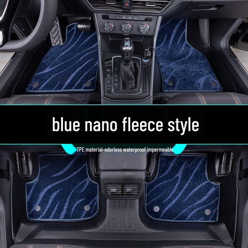 Universal Starry Sky Car Floor Mat - Eco-Friendly, Elbow Yarn, Main Driver, Single Piece