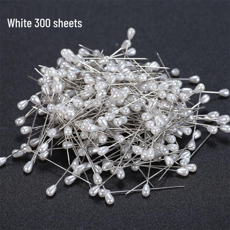 

Assorted Colored Head & Pearl Pins, 5.5cm, 300 Pieces 300 Pieces per Pack
