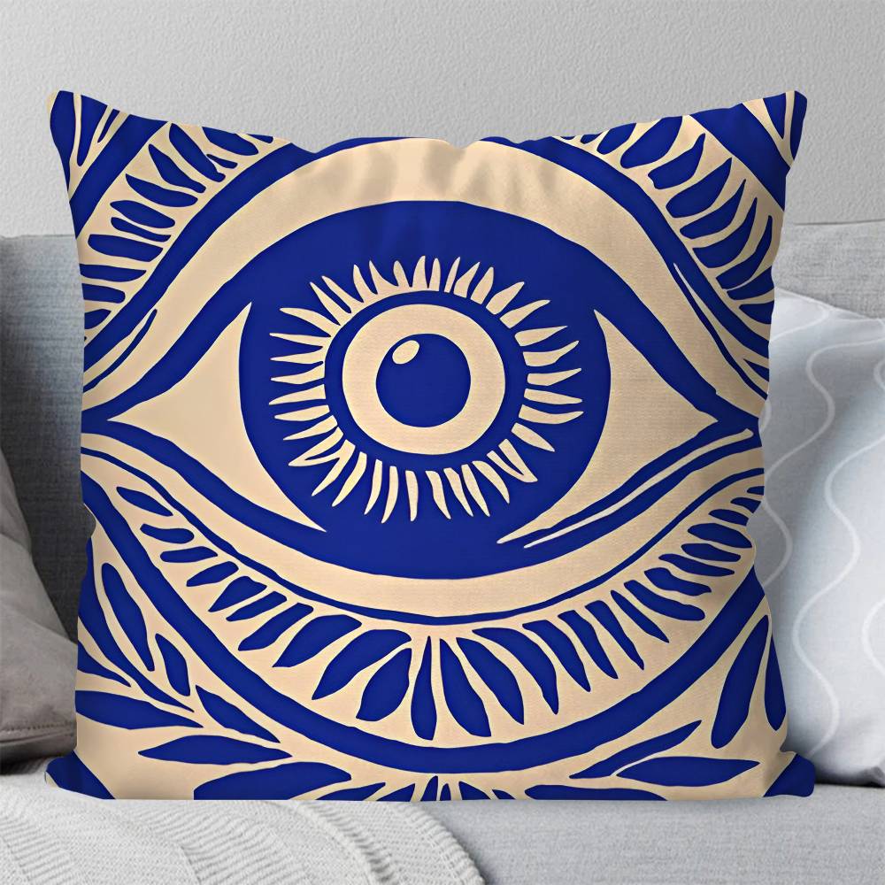 Abstract Eye Shapes Hand Moon Pillow Case Square Pillow Bedroom Sofa Leisure Comfort Cushion Car Living Room Home Decoration