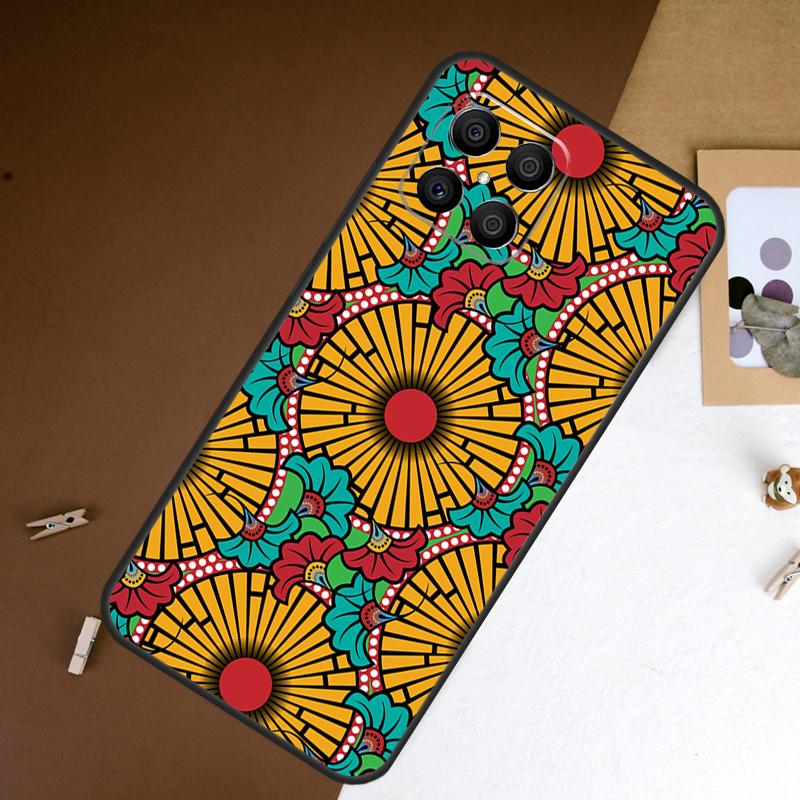 African Wax Fabic Case For Honor 70 50 90 Lite Magic 6 5 Pro Cover For Honor X8a X9a X7a X6a X9b X8 X9 X7 8X