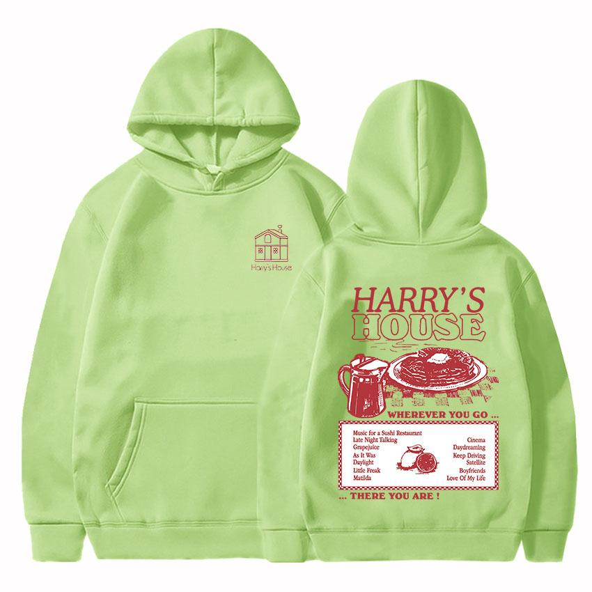 Sudaderas Kid Harpoon Hoodies Harry's House Long-sleeved Gothic Soft Sweatshirt With Pocket Grunge Clothes Moletom Fleece Hoody