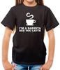 I'M A Barista See You Latte Kids T-ShirtDrink Coffee Caffeine Shop