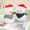 Cute Christmas Snowman Pendant Plush Toy Xmas Ornament Merry Christmas Decor for Home Kids Gifts 2024 Navidad Party New Year