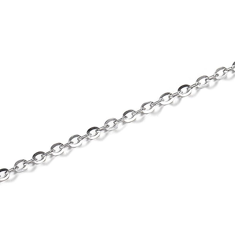 

Ожерелье Женская цепочка без кулона Цепочка на косточку воротника Цепочка любви Голая цепочка Чистая цепь Шопена Наложение