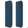 Maison Exclusive - Tête de lit avec oreilles Bleu foncé 147x16x78/88 cm Velours