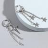 New Simple Retro Metal Earrings Tassel Star Cross Stainless Steel Earrings Earclips Ear Accessories Women