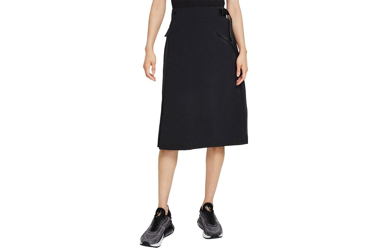 Nike SPORTSWEAR TECH PACK Casual Long Skirt Women s Black DD4619-010 XS
