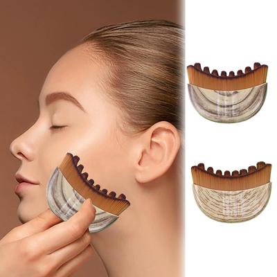 Tragbarer Lymphkontur Gesichtspinsel Multifunktion Kinnreduzierung Schwellungen Lymphdrainage Gesichtspinsel Gesichtsformungswerkzeug