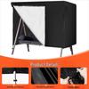 Waterproof Outdoor Patio Swing Chair Cover: Durable, Dustproof, Sun & Rain Protection, Black