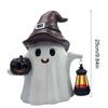 Outdoor Figurine Lights Ghost Statue With Lantern Waterproof Ghost Pumpkin Cute Decoration Lanterns Sculpture For Birthday House