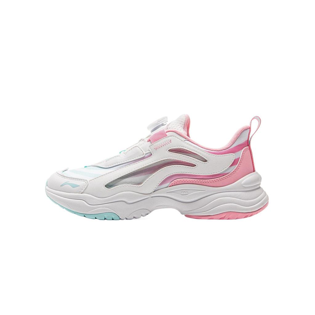 Li Ning Kids Aurora Sports Lifestyle Comfortable Fashion Shock Absorbing Breathable Low Top Casual Shoes Kids Casual Shoes YKCV202-4