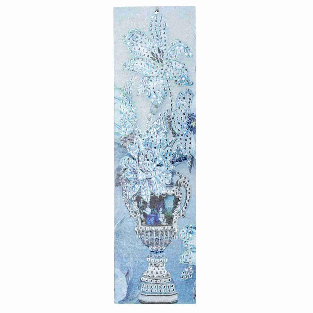 DIY Diamond Painting Bookmarks with Tassel Crafts Gift for Home Office School UseAA390?Vase