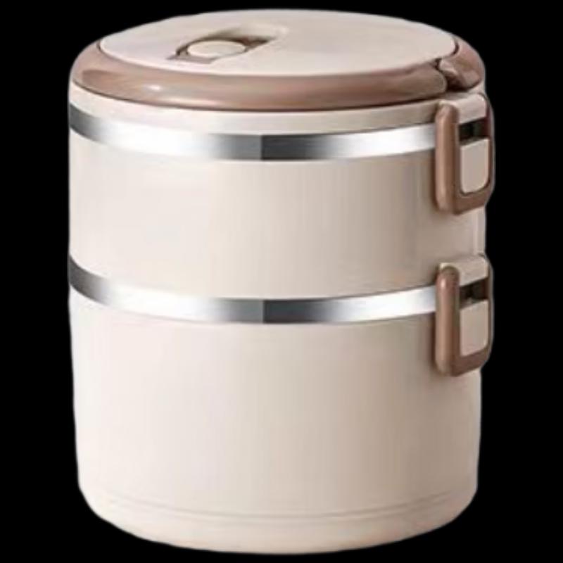 

ZISIZ 304 Stainless Steel Double-Layer Insulated Lunch Box