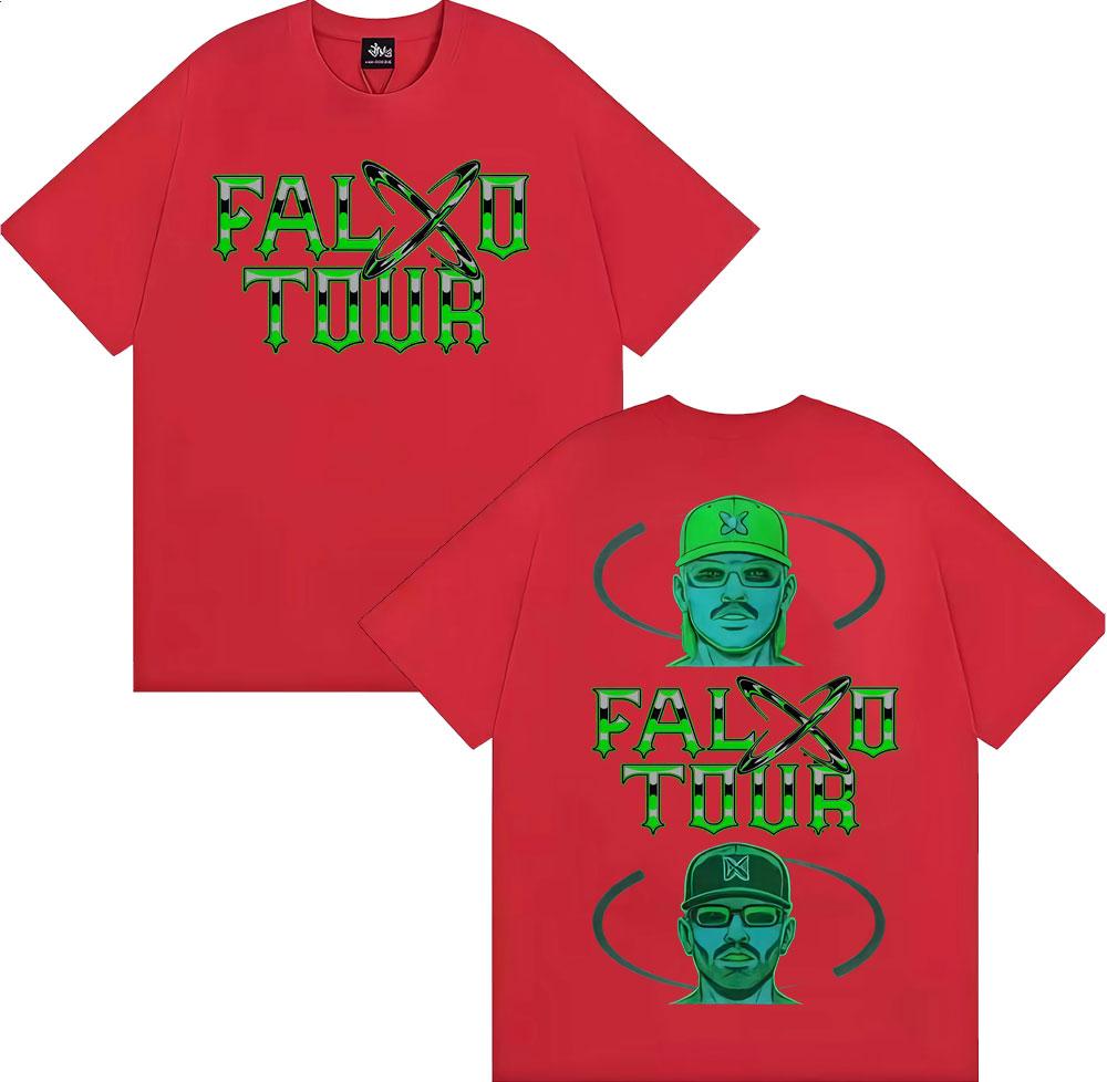 

Rapper Feid Ferxxo Falxo Tour 2026 Graphic Tshirts Unisex Women Fashion Hip Hop Streetwear T Shirt Cotton Casual Oversized Tshirt S