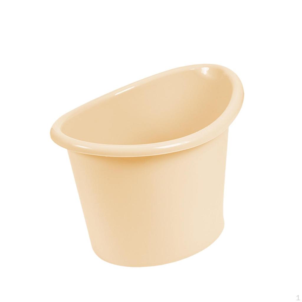 Bath Bucket with Support Seat Infant Bathtub for Infants Newborn Blue