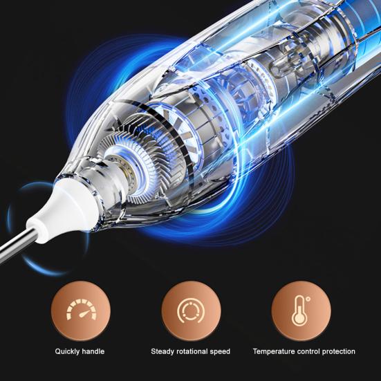 Electric Egg Beater Stainless Steel Mixer Low Noise Rechargeable Milk Frother Handheld Electric Coffee Egg Whisk
