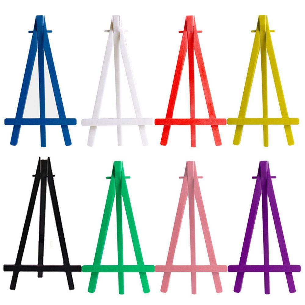 Mini Painting Display Stand Adjustable Painting Holder Lightweight Triangle Easel Office Desk