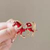 Red Horse Rhinestone Brooch - Fashionable Alloy Pin for Woolen Coats & Accessories