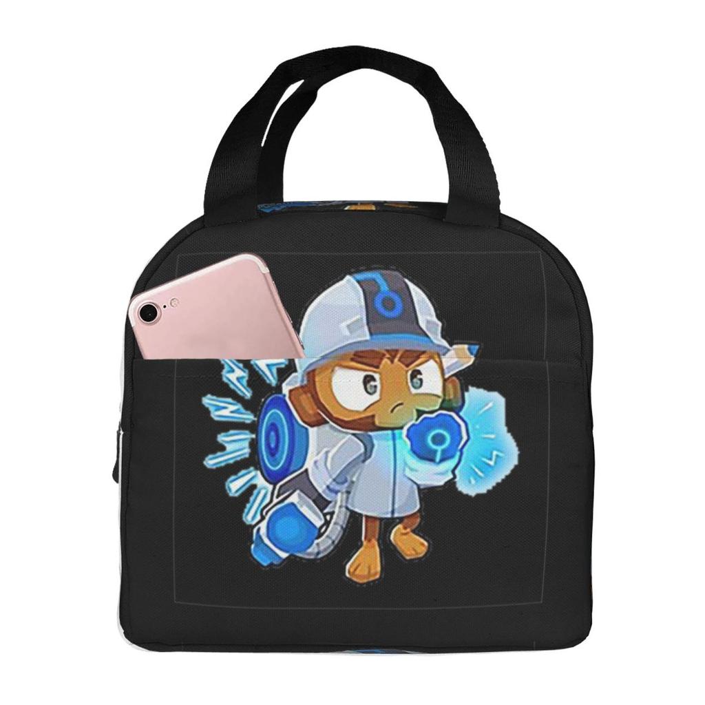 Singe Bloons Td 6 Insulated Lunch Bag for Kids School Cooler Thermal Food Box Tote Portable Lunch Boxes Container
