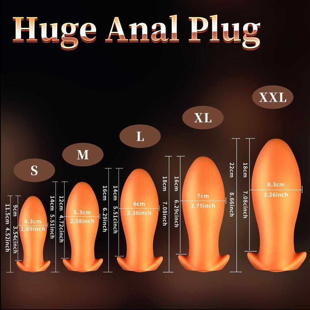 Huge Butt Plug Anal Sex Toys for Womans Mens Prostate Massager Bdsm Sexy Toy Big Anal Butt Plugs Sex Shop Adult