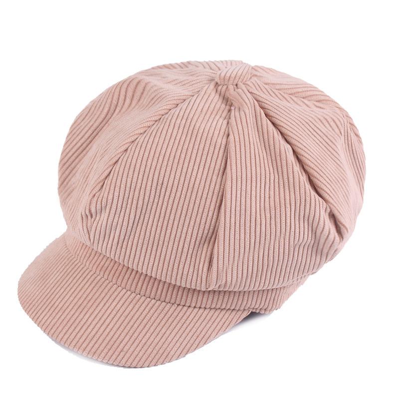 Beret Women's Octagonal Cap Spring and Autumn Painter's Cap Travel Newspaper Boy Cap Duck Tongue Hat Men and Women Hat