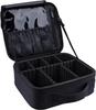Women's cosmetic bag organizer case with compartments, perfect for traveling
