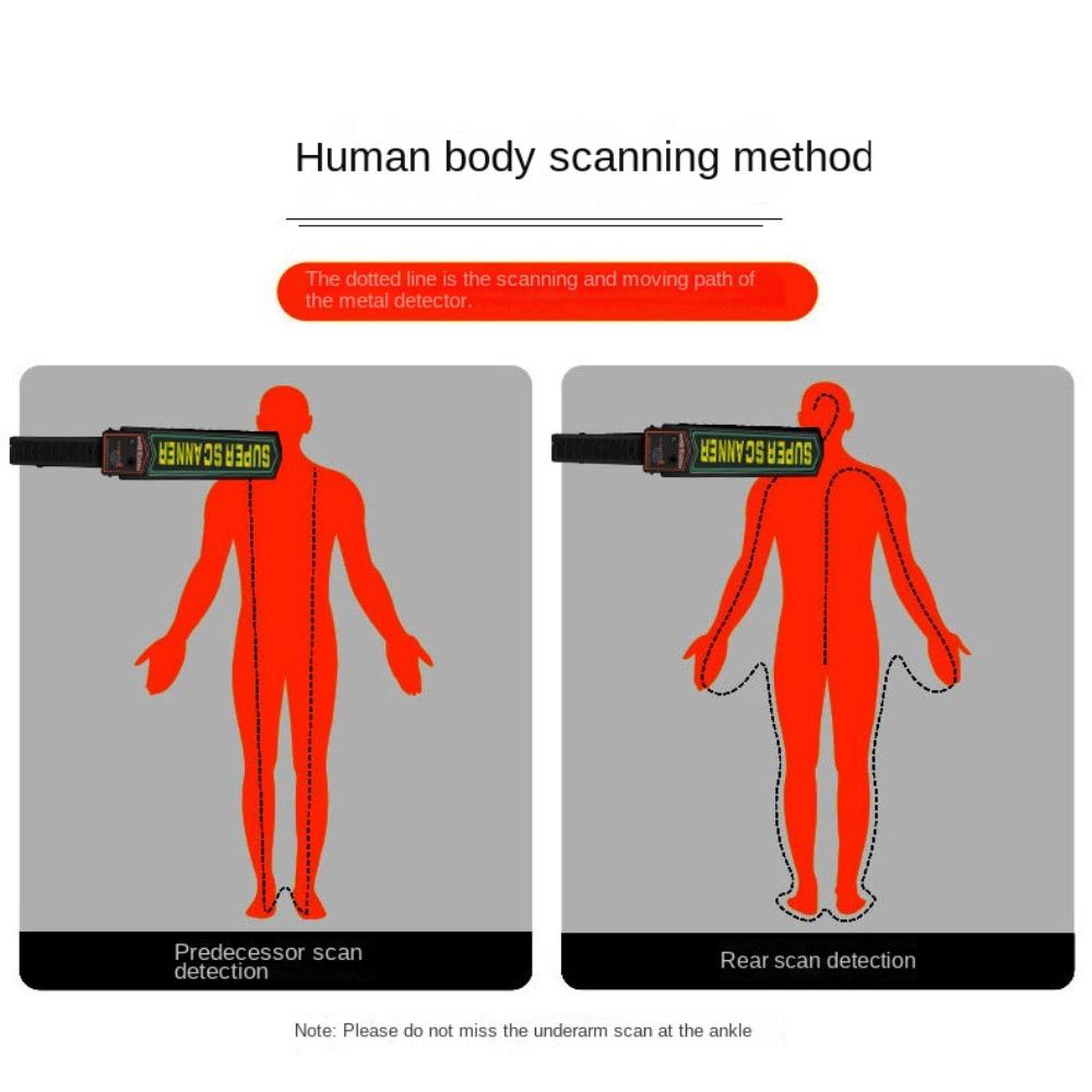 Water-Resistant Pinpointers Gold Searcher Handheld Depth Metal Detector Sensor Scanner Waterproof