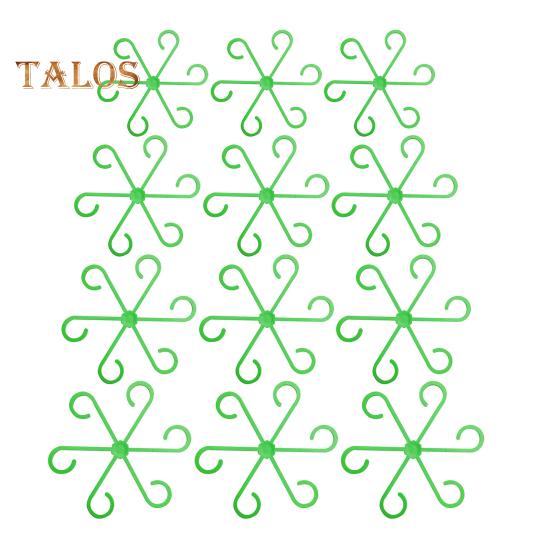 12 szt. uchwytów na łodygi roślin wielokrotnego użytku uchwyty na łodygi roślin pnących haki do podtrzymywania łodyg akcesoria do wzrostu roślin prezent dla entuzjastów ogrodnictwa