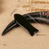 Natural Jaundice Horn Guasha Tool Gua Sha Plank Massage Board Scraping Barrels Tea Spoon Hollow Ribs Massager Foot Point Stick