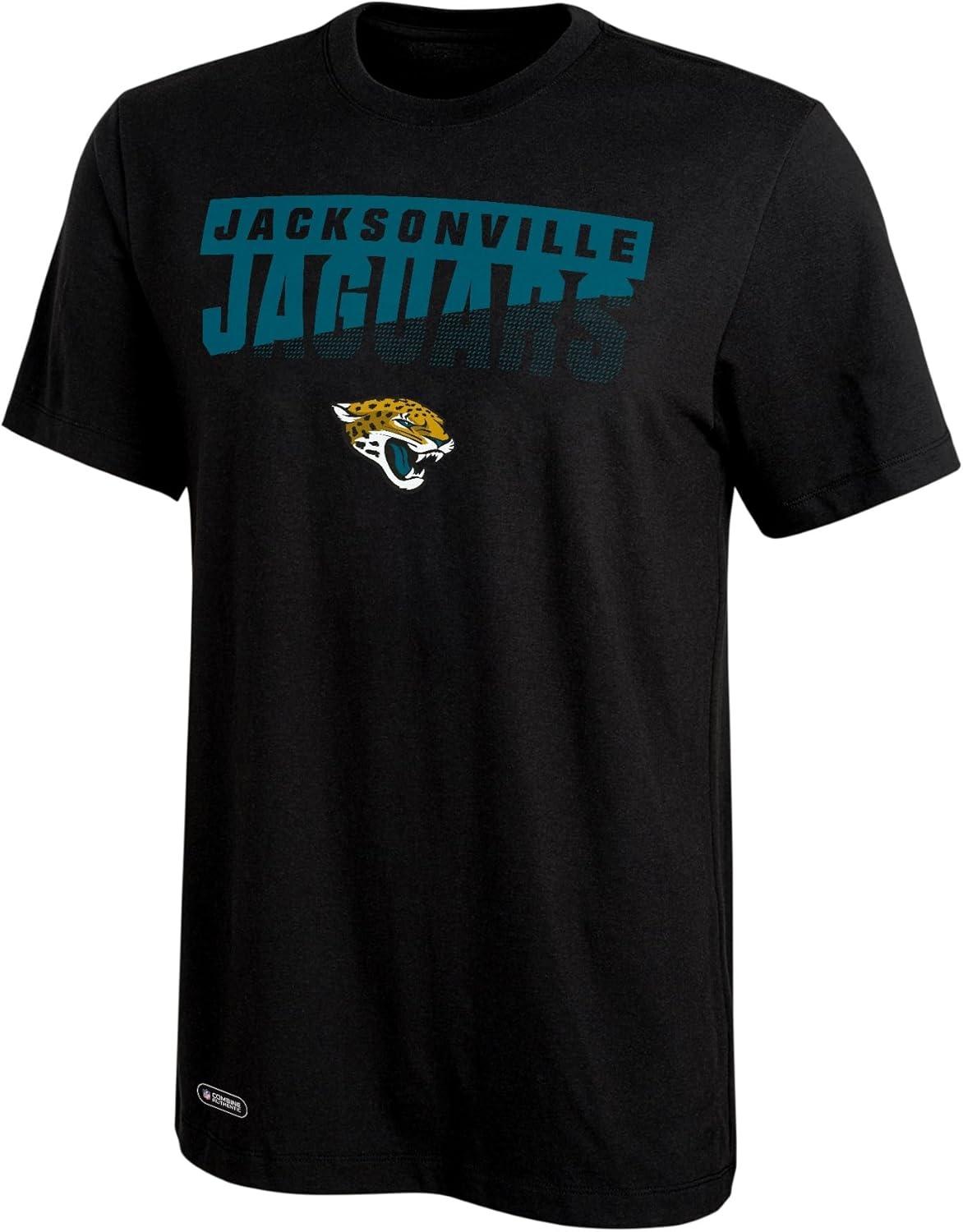Мужская футболка New Era NFL Scoreboard Dri-Tek с коротким рукавом, Jacksonville Jaguars X-Large S