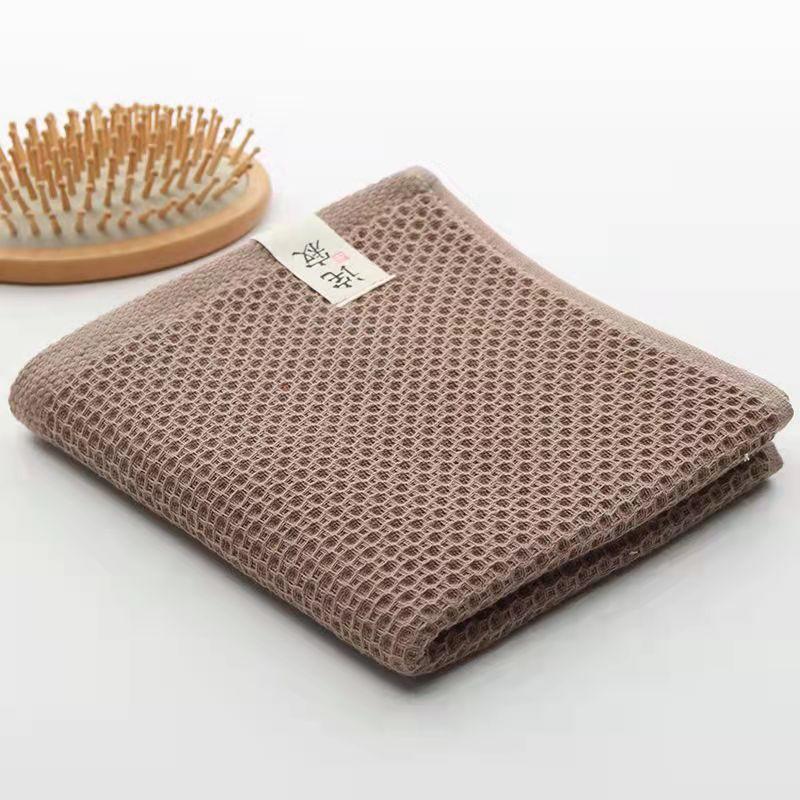 Honeycomb Waffle Cotton Towel for Aldult Super Absorption Soft Waffle Bath Towel , Buy 2 Bath Towels Get 1 Free Hand Towel
