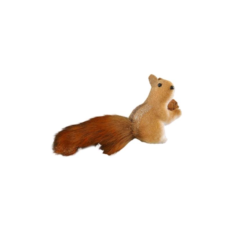 Artificial Squirrel Decoration Christmas Tree Hanging Ornament For Door Mantel Window Wedding Christmas Party Decoration