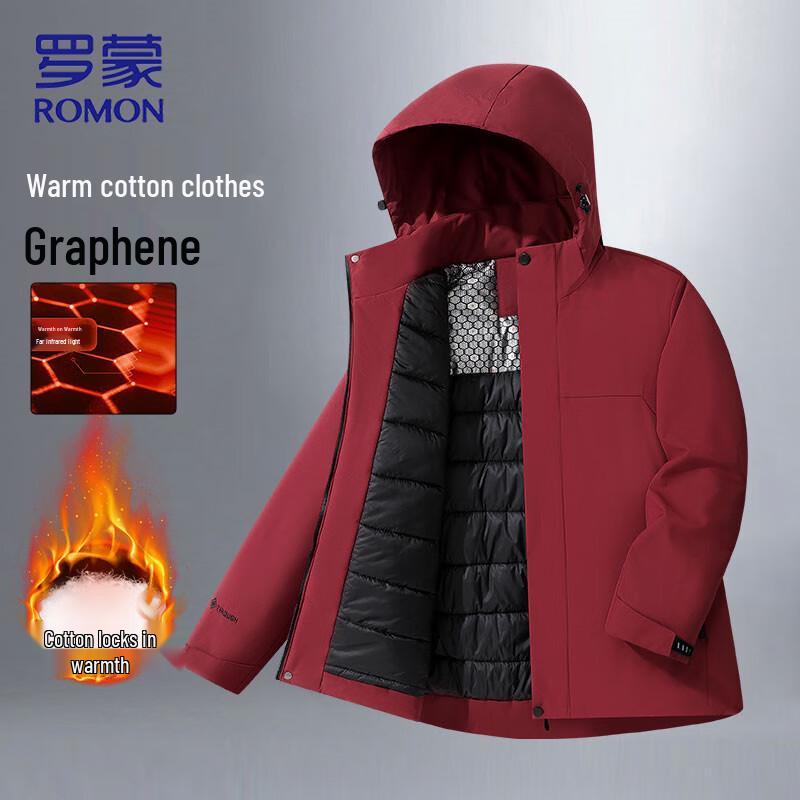 

Romon Men s Graphene Winter Outdoor Jacket M