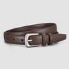 Women's Hong Kong & American Style Genuine Leather Belt with Needle Buckle - High-End Top Layer Cowhide for Work Pants