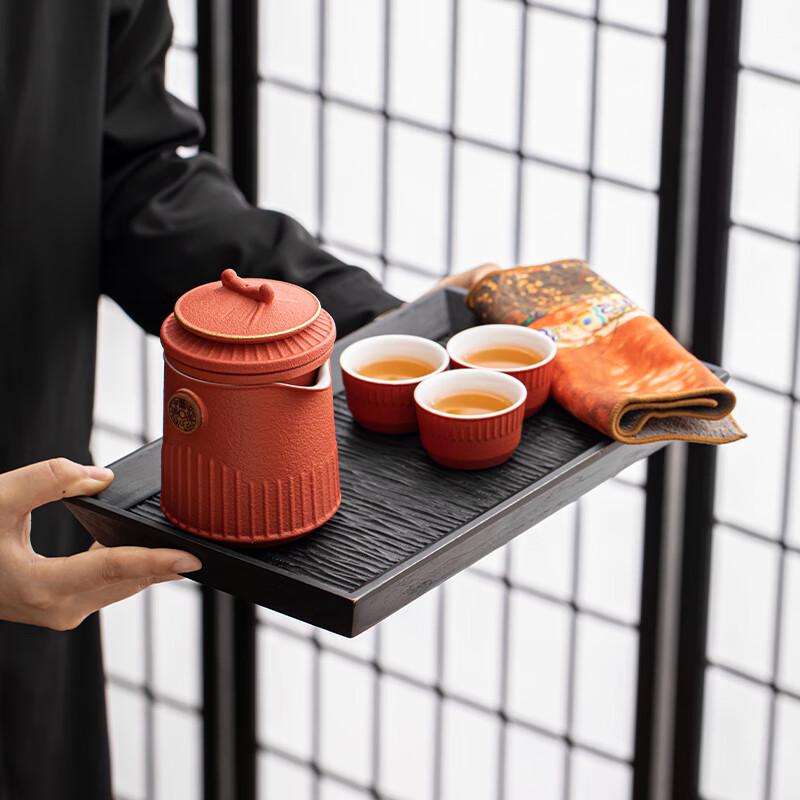 Sushis Ceramic Forbidden City Heshu Travel Tea Set