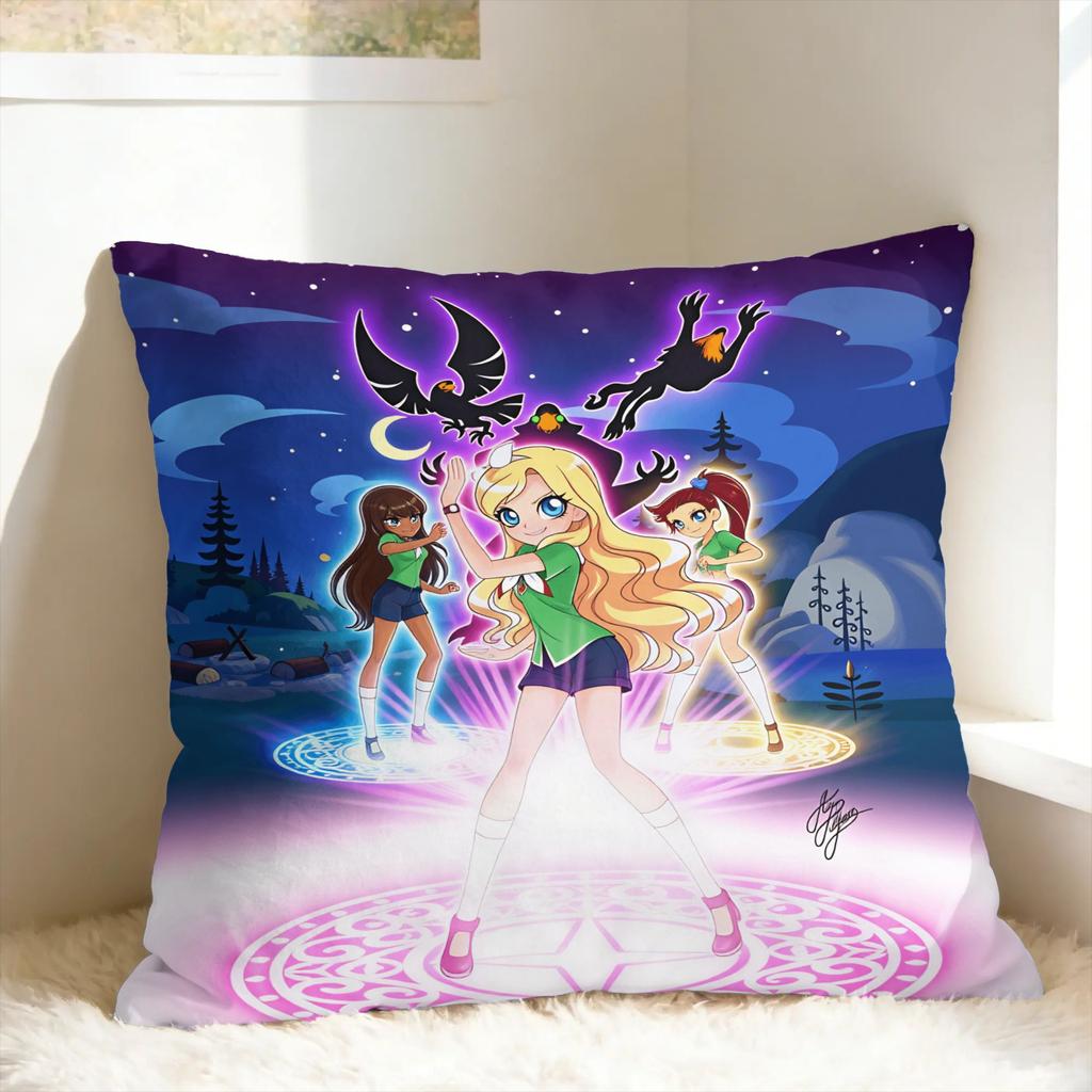 L-lolir-Rock Rock Anime Pillow Case Comfy Pillow Cover For Sofa Home Decor Cute Funny Pillowcases
