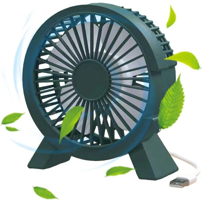 Mini USB Rechargeable Table Fan Portable Small Fan for Student Dormitory Computer Summer Gadget Home Desk Office Cooling Fan