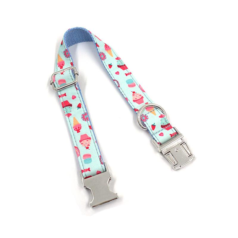 Macaron Ice Cream Laser Engraved Dog & Cat Collar