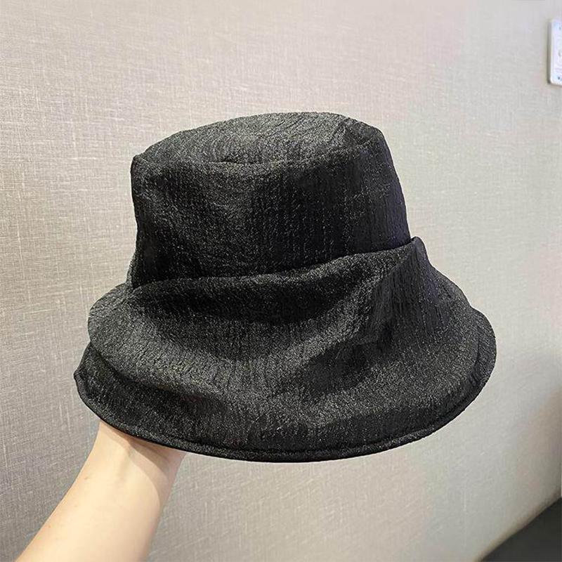 Women'S Summer Organza Fisherman Hat Stylish And Versatile Sun Hat Outdoor Hat
