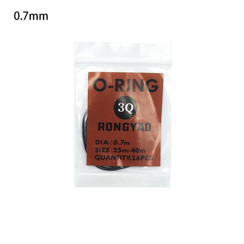 1 Beutel 0,5/0,6/0,7/0,8 mm Uhren-O-Ring Wasserdichte Gummi-Uhrengehäuse-Dichtungen Uhrenreparaturwerkzeug Für Uhrmacherwerkzeuge Zubehör