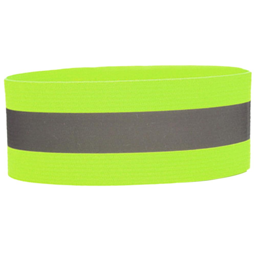 Reflective Armband Adjustable Arm Wrist Ankle Leg Bands High Visibility Reflective Tape Straps for Night Walking Cycling Running