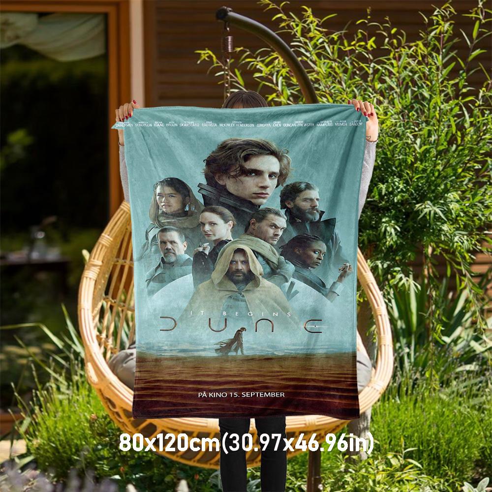 

1pc Dune It BeginsOutdoor Flannel Blanket Soft Plush Decor for Picnics, camping,Bedroom, Playroom, or Lunch Breakn1141A 80x120cm(31x47inch)