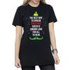 Elf Womens/Ladies Christmas Cheer Text Cotton Boyfriend T-Shirt